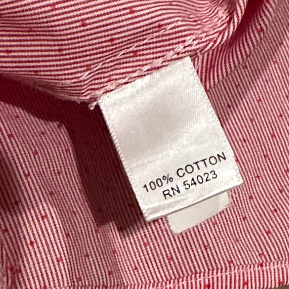 Banana Republic Pink Microdot Button-Down Shirt - Picture 7 of 7